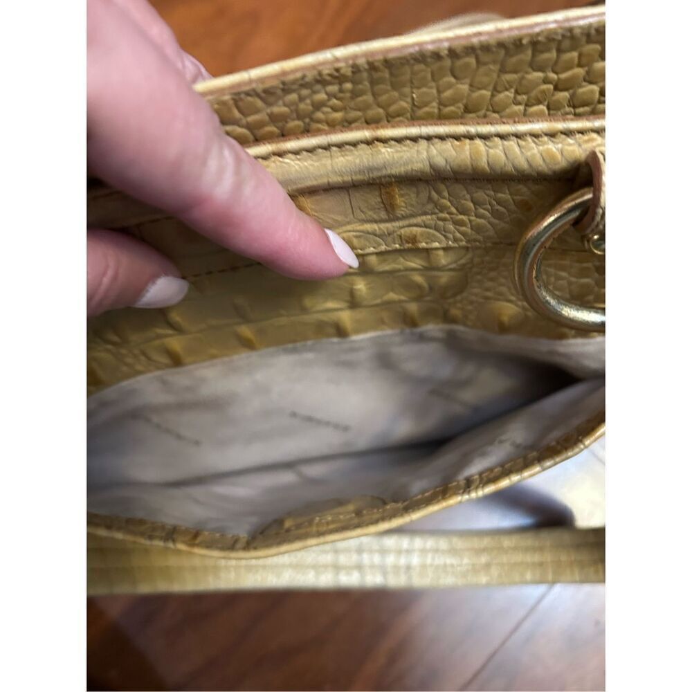 Brahmin women’s Collette Melbourne croc embossed‎ leather bag - Picture 9 of 16